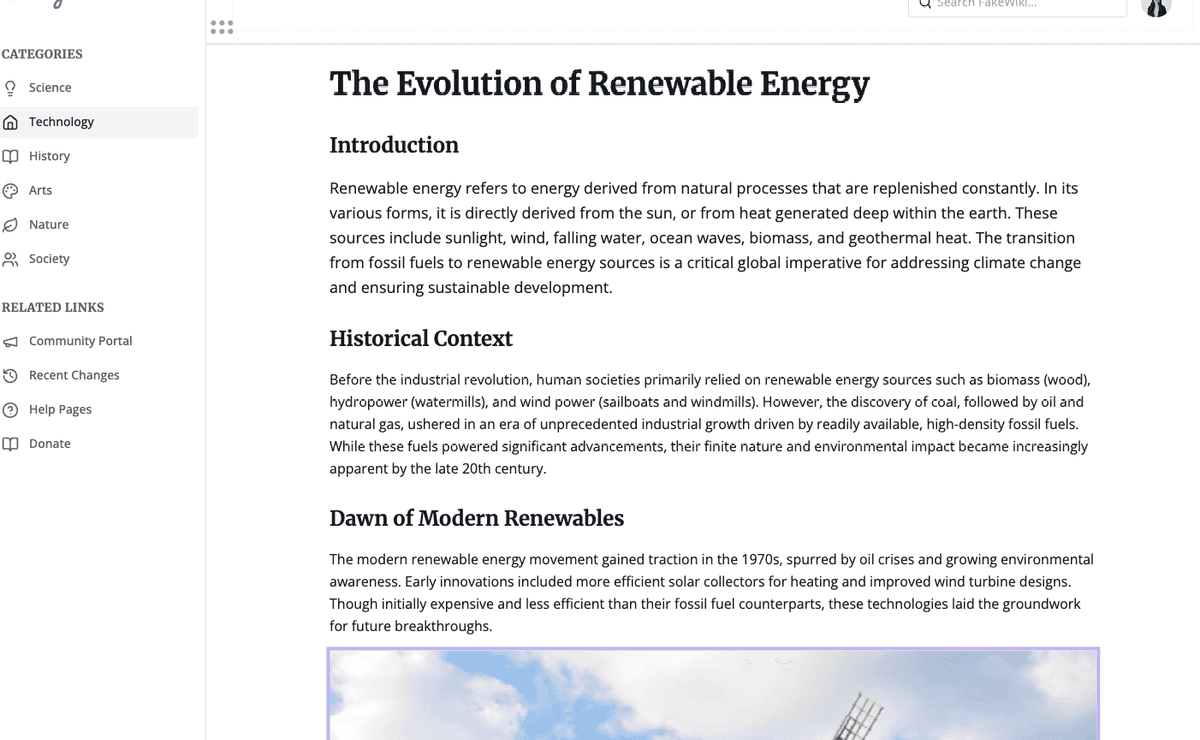 FakeFacts.wiki (In Progress)